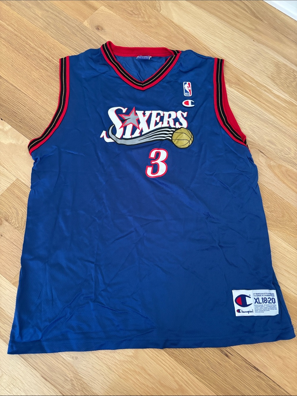 Allen Iverson 76ers Youth XL Jersey